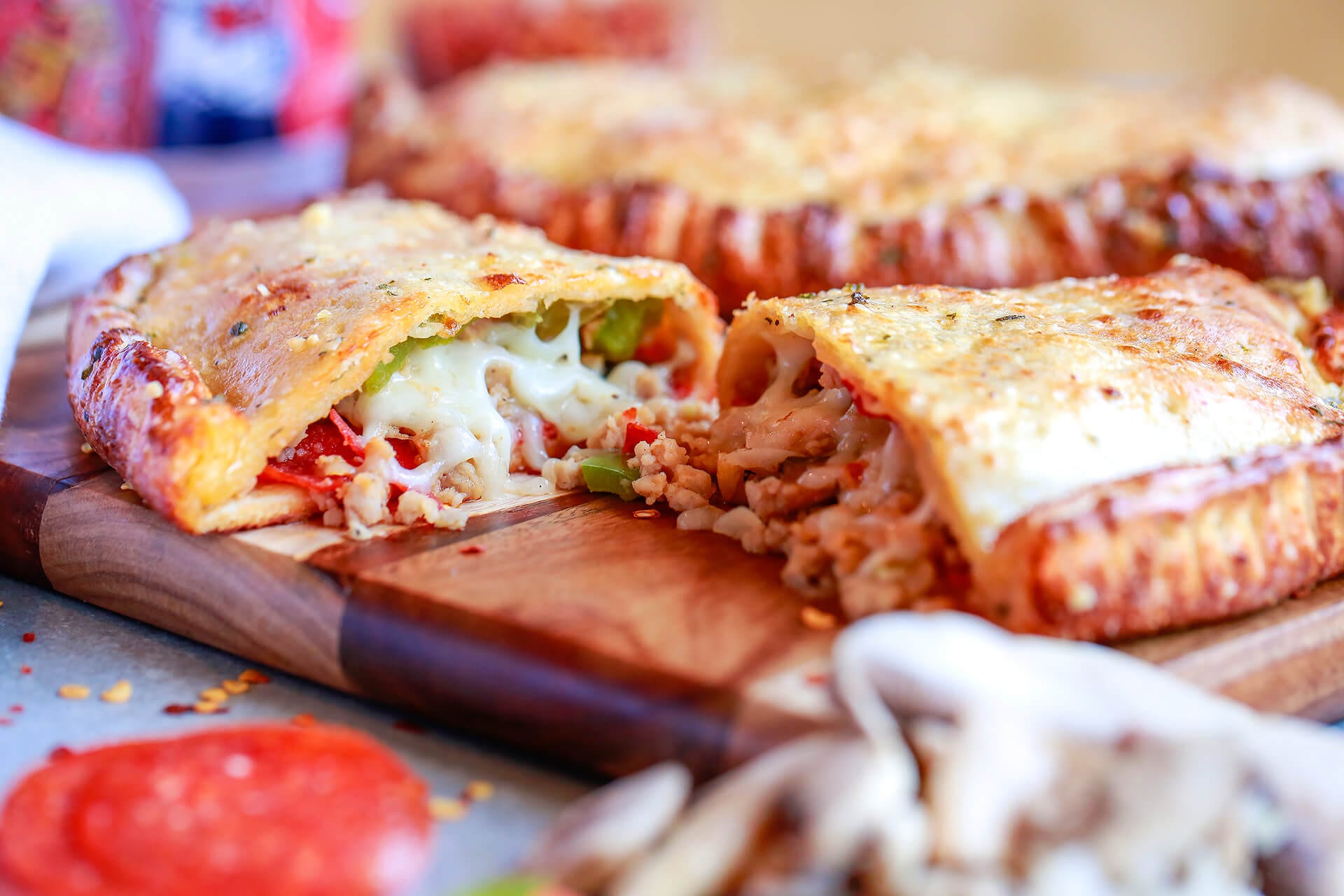 Deluxe Calzone Cassano's The Pizza King