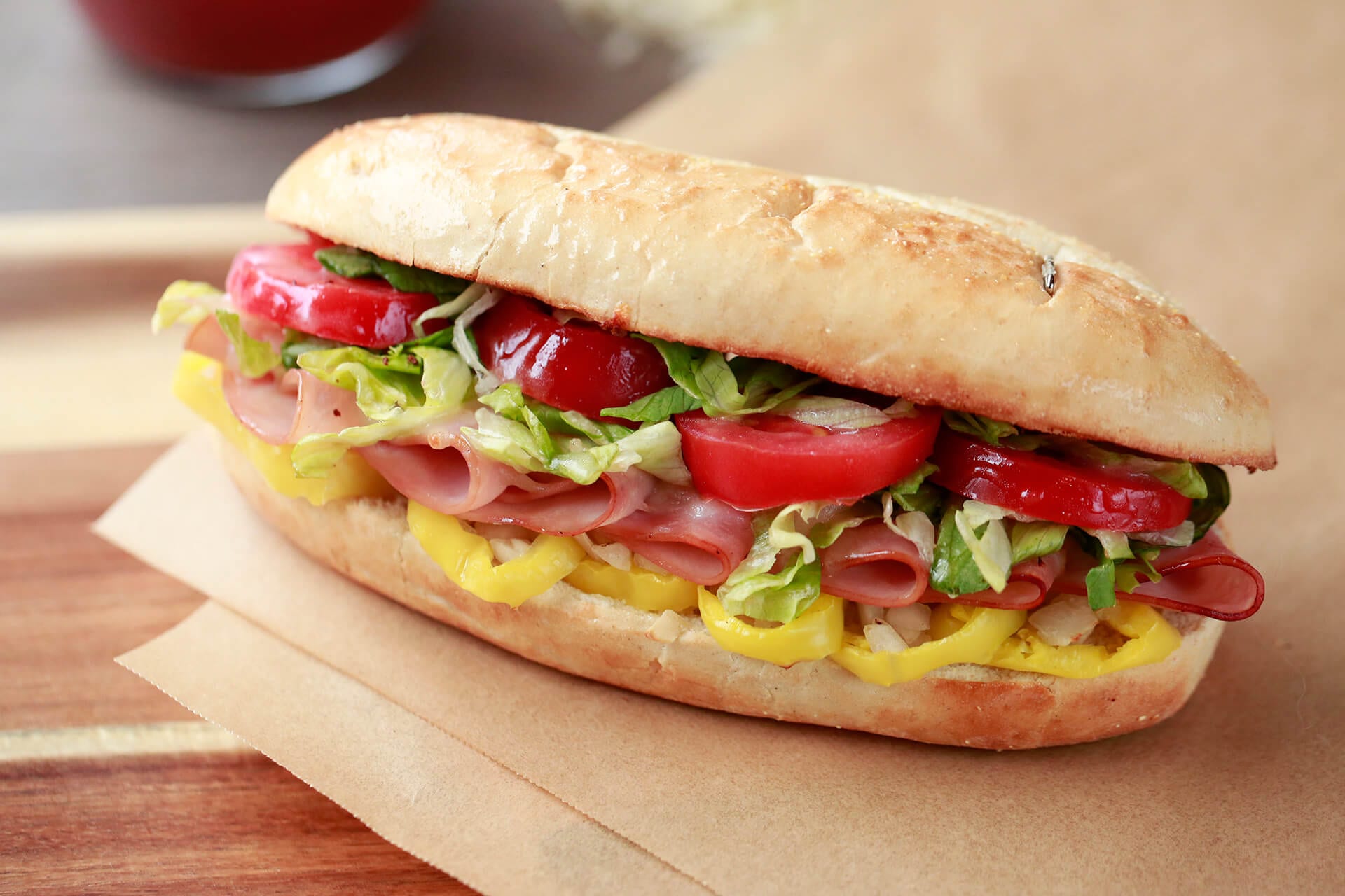 Ham & Cheese Sub Cassano's The Pizza King