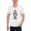 Cassano's Make Pizza Not War V-Neck T-Shirt