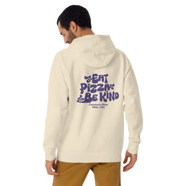 Eat Pizza, Be Kind Hoodie - Image 31