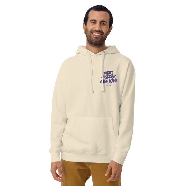Eat Pizza, Be Kind Hoodie - Image 28