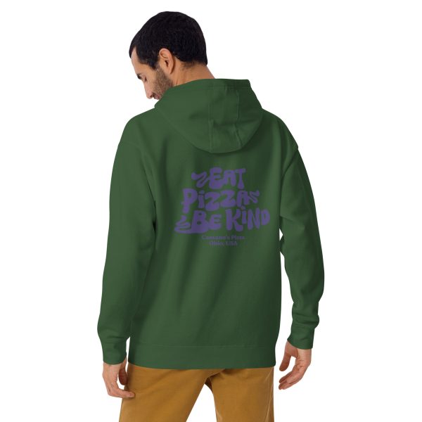 Eat Pizza, Be Kind Hoodie - Image 25