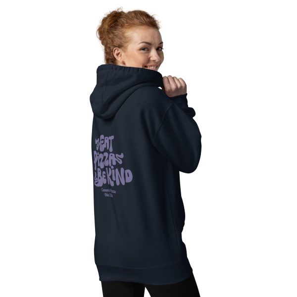 Eat Pizza, Be Kind Hoodie - Image 4