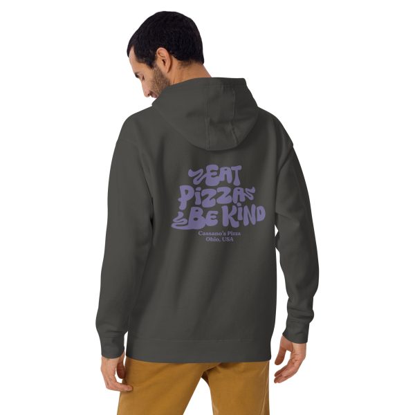 Eat Pizza, Be Kind Hoodie - Image 23