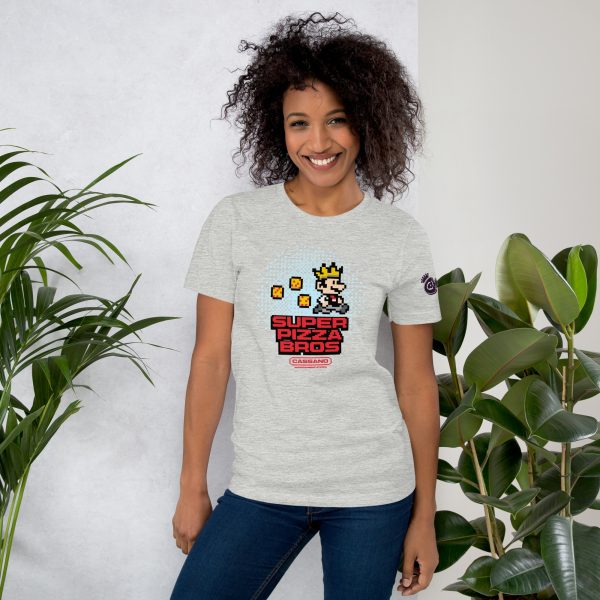 Super Pizza Bros Unisex T-Shirt - Image 3