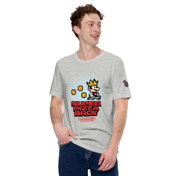 Super Pizza Bros Unisex T-Shirt - Image 7