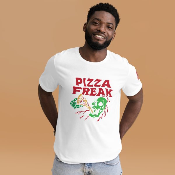 Pizza Freak Unisex T-Shirt - Image 4