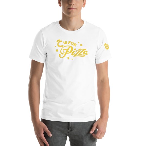 C for Pizza Unisex T-Shirt - Image 7